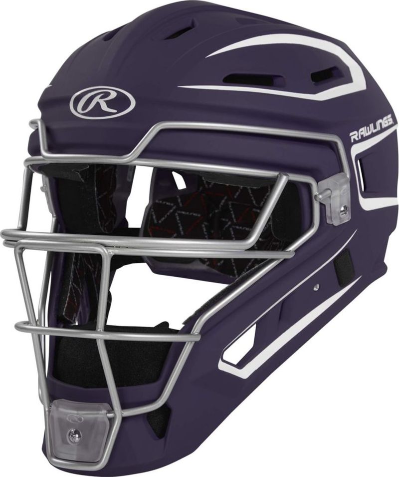 Casco Rawlings VELO 2.0 Senior 53‑56 cm Morado/Blanco