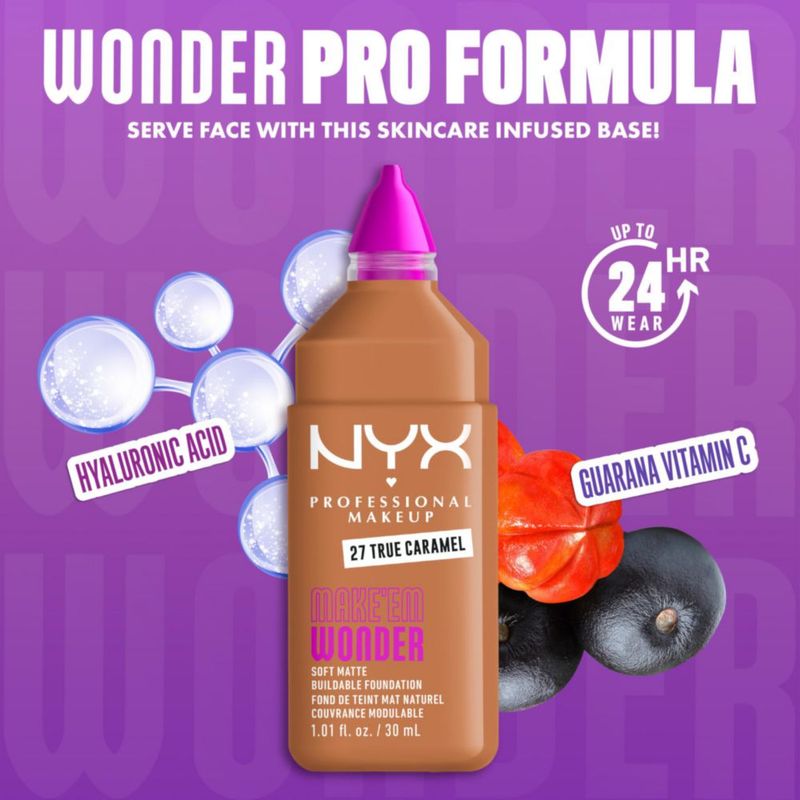 Base de maquillaje NYX PROFESSIONAL MAKEUP 30 ml True Caramel