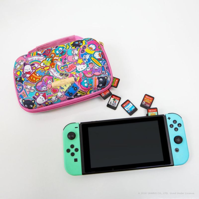 Estuche de juegos Sonix de 60 ranuras Hello Kitty y sus amigos