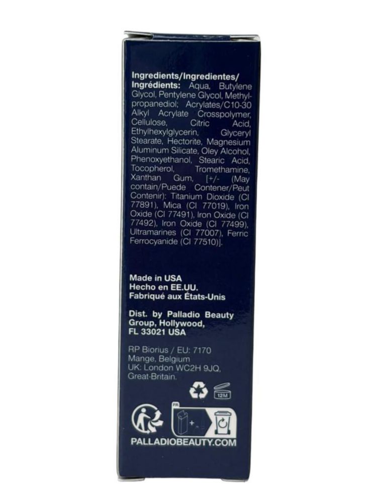 Delineador Líquido Impermeable Palladio Midnight 38 ml