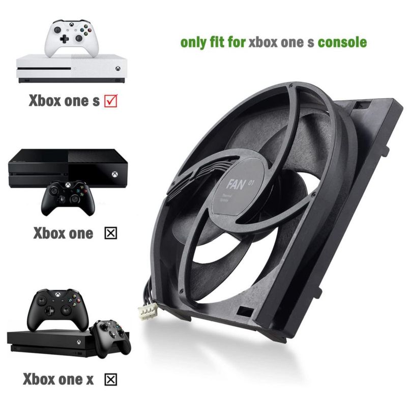 Ventilador de refrigeración Gorliskl para consola Xbox One S + herramientas