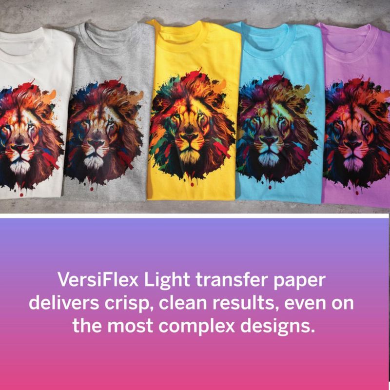Papel de Transferencia Térmica Sawgrass VersiFlex Light 21x29 cm 100 Hojas