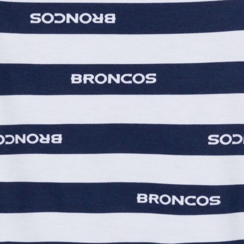 Body Gerber para Bebé Niño NFL Pack de 3 Broncos 0-3 meses