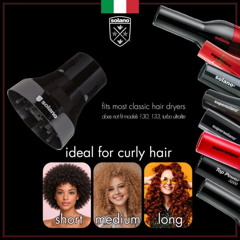 Difusor Universal Softstyler para Secador de Pelo Solano