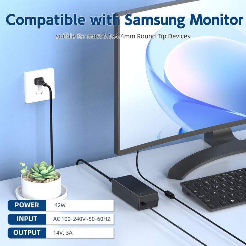 Cable de alimentación ROLADA 14V para monitor Samsung