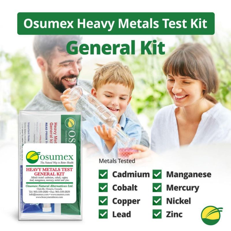 Kit de Prueba de Metales Pesados Osumex 5 unidades - 8 Metales