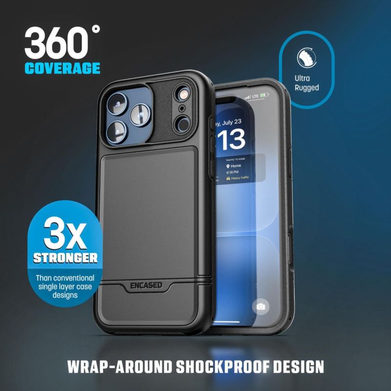 Funda ENCASED para iPhone 18 Pro Max con clip de cinturón