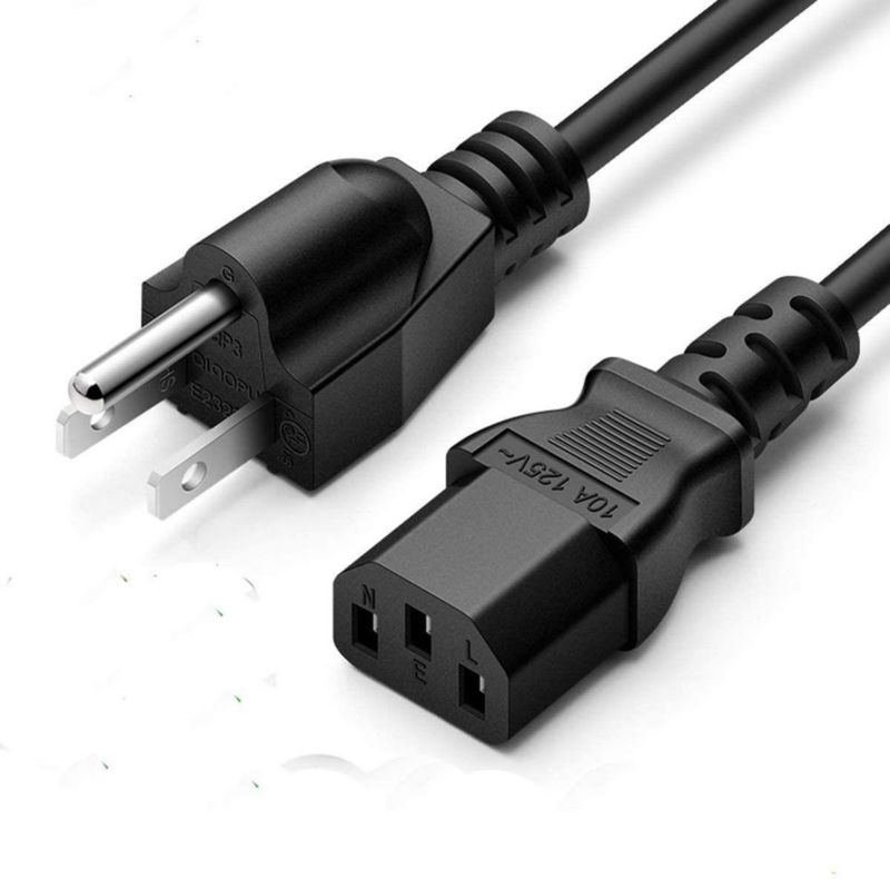 Cable de alimentación BRENDAZ 30 cm 3 clavijas para impresora HP