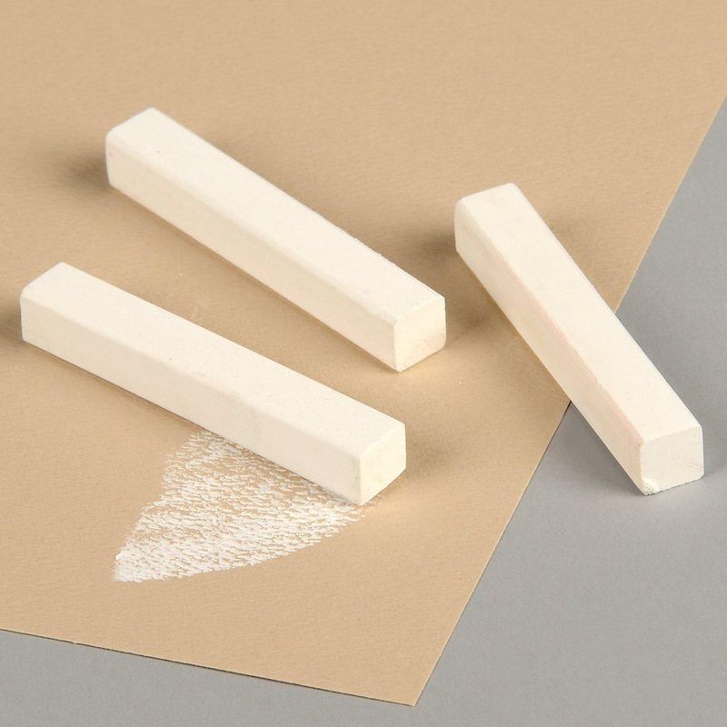 Pasteles blancos Derwent Alphacolor Soft en formato cuadrado – Set de 12