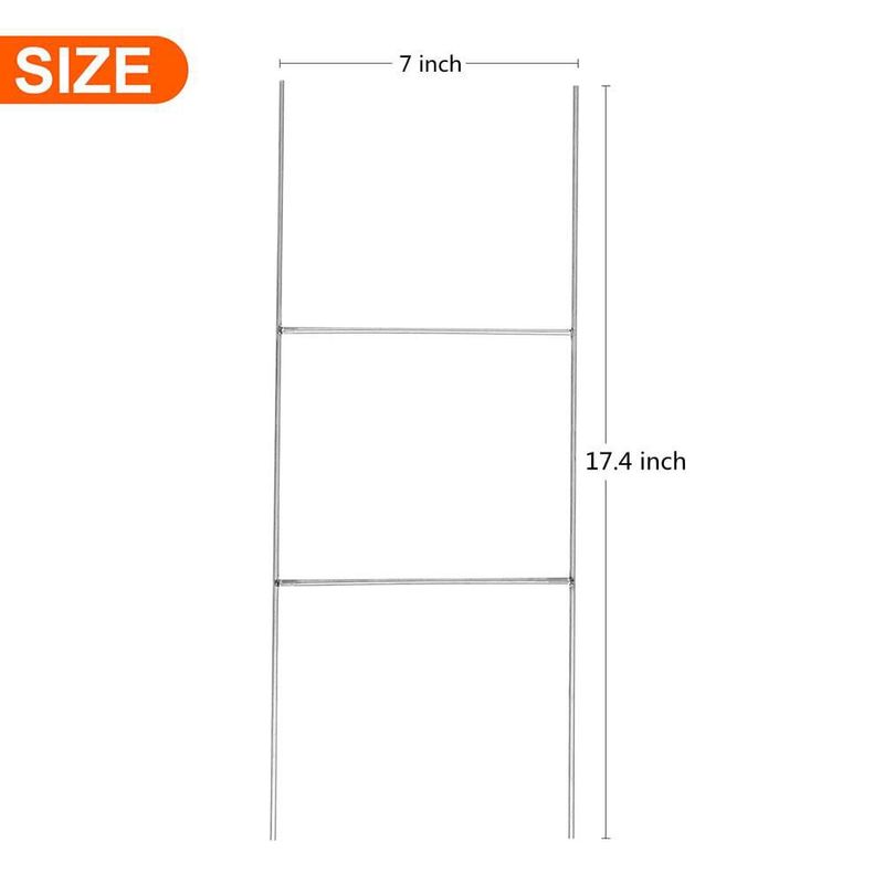 Estacas para carteles de jardín Newflager 44 cm x 18 cm – Pack de 8