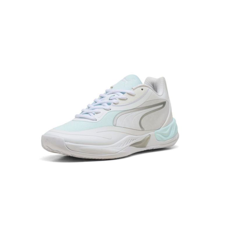 Zapatillas de baloncesto PUMA All-Pro Nitro 25 cm blanco‑agua para hombre