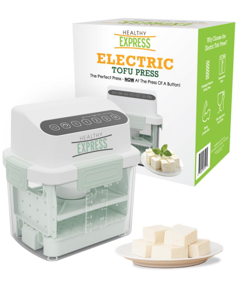 Prensa Eléctrica Healthy Express para Tofu sin Esfuerzo