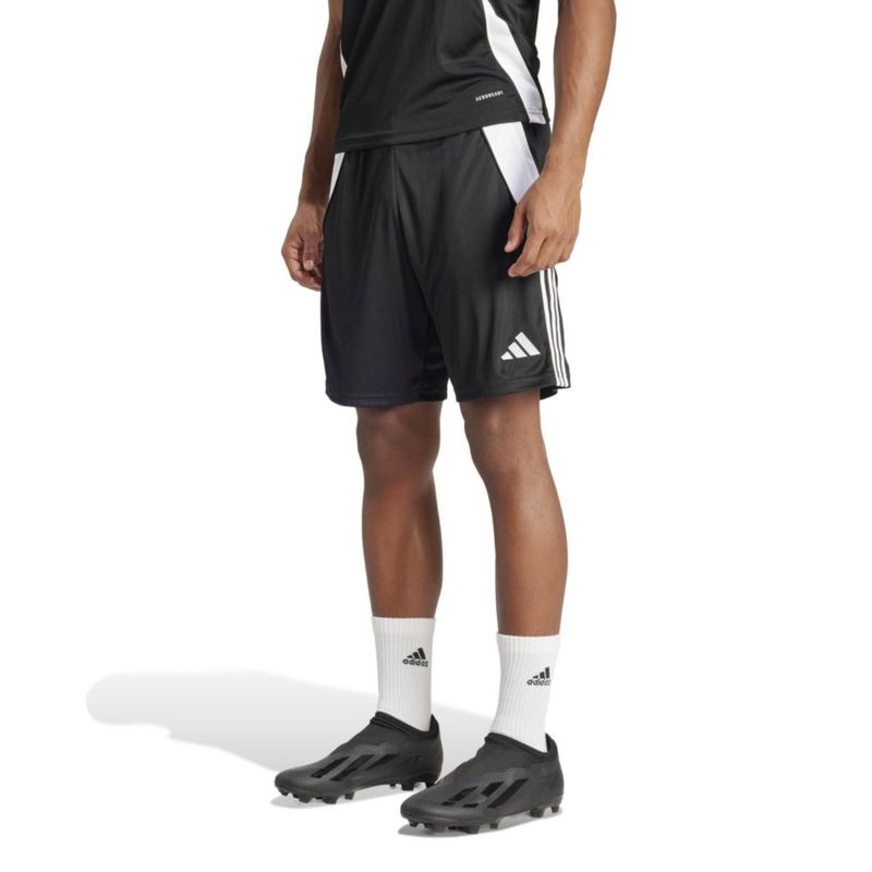 Shorts de entrenamiento adidas Tiro 24 para hombre negro/blanco talla S