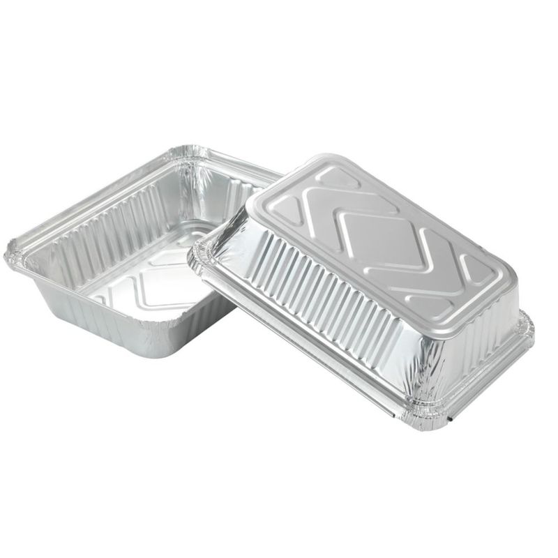 Bandeja para hornear Waytiffer pack de 25 (22 × 16 × 6 cm) con tapas