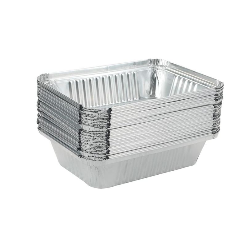 Bandeja para hornear Waytiffer pack de 25 (22 × 16 × 6 cm) con tapas