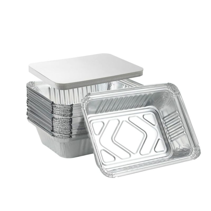 Bandeja para hornear Waytiffer pack de 25 (22 × 16 × 6 cm) con tapas
