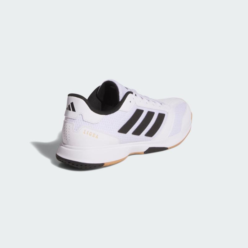 Zapatillas de voleibol adidas Ligra 8 blanco/negro talla 10