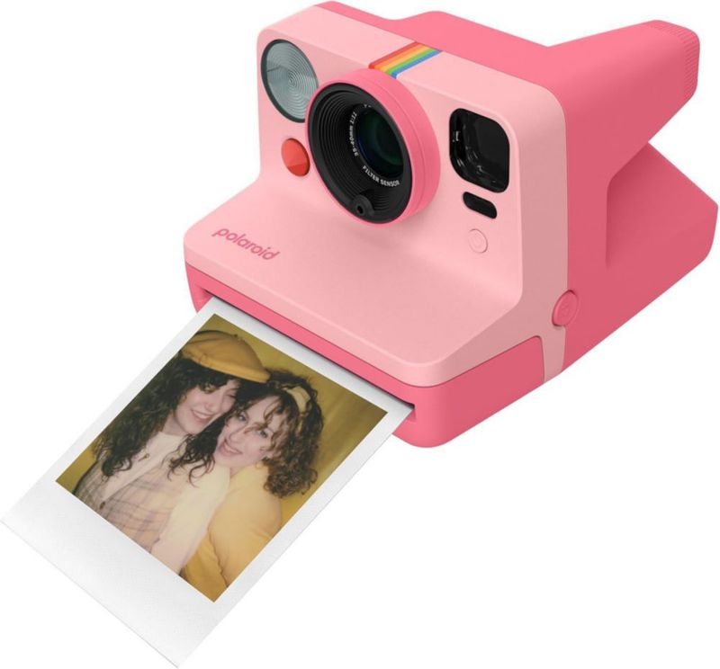 Cámara Polaroid Originals Now I-Type Rosa (Kit)