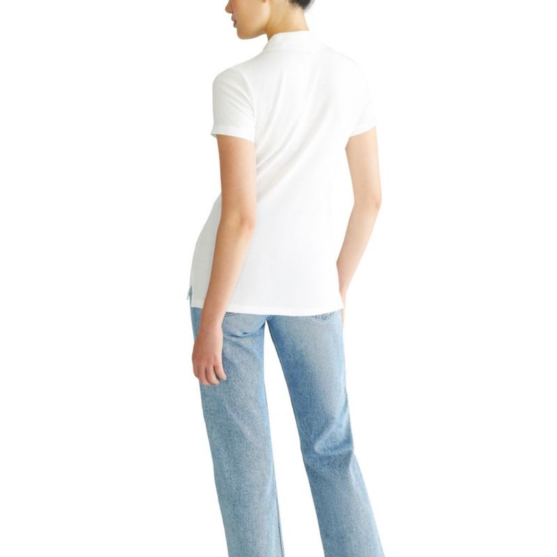 Polo AEROPOSTALE para mujer de manga corta y corte entallado