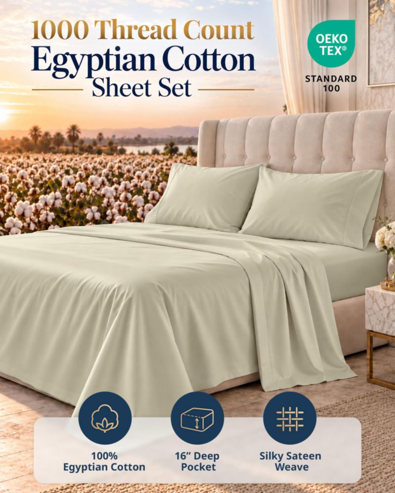 Juego de sábanas LANE LINEN Twin XL Split King Satén