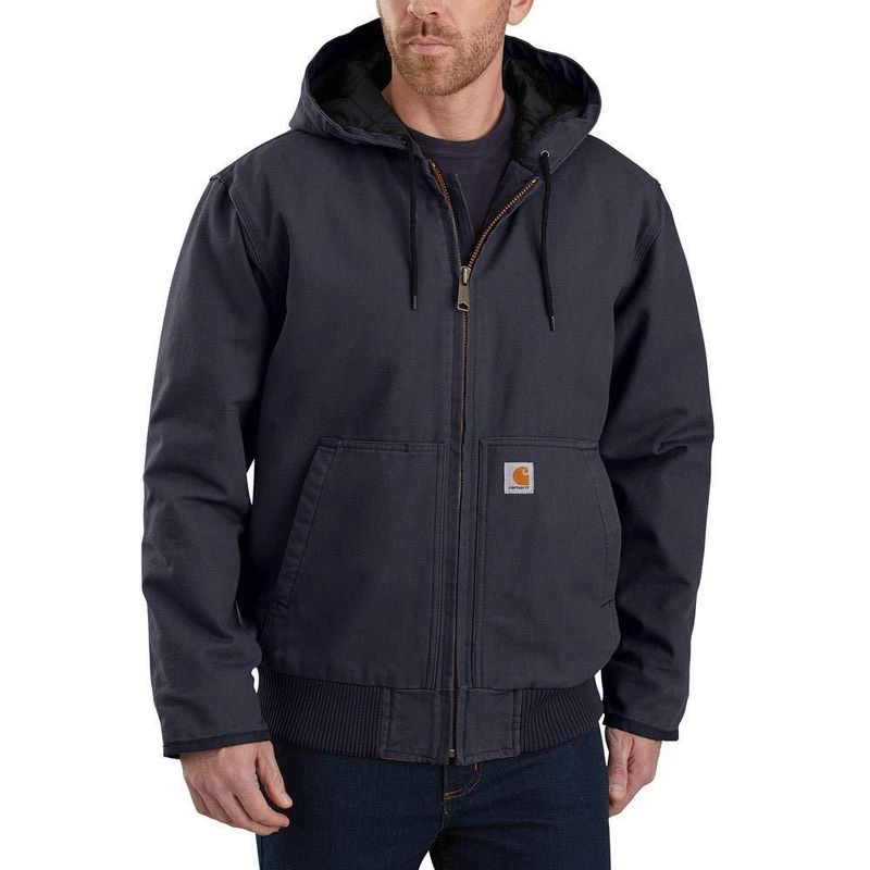 Chaqueta Carhartt Washed Duck Active Jac azul marino talla XXL