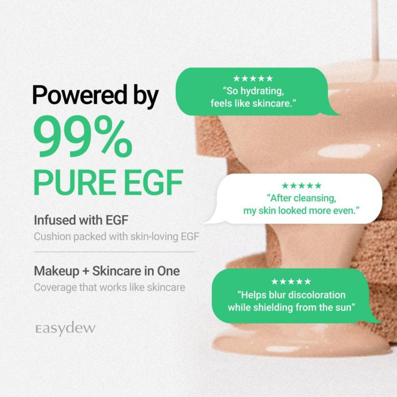 Base Cushion EASYDEW Mela B #17 Marfil