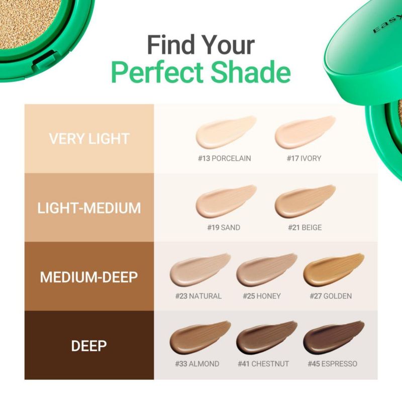 Base Cushion EASYDEW Mela B #17 Marfil