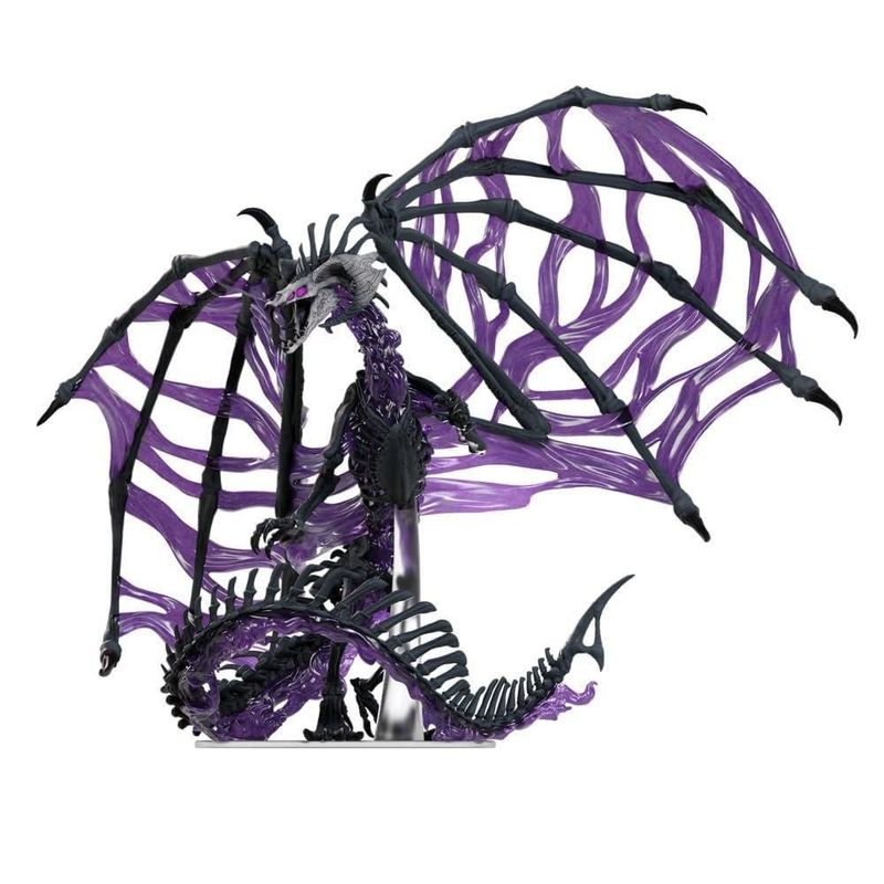 Miniatura WizKids Dracolich Negro 25 cm (Gargantuesco)