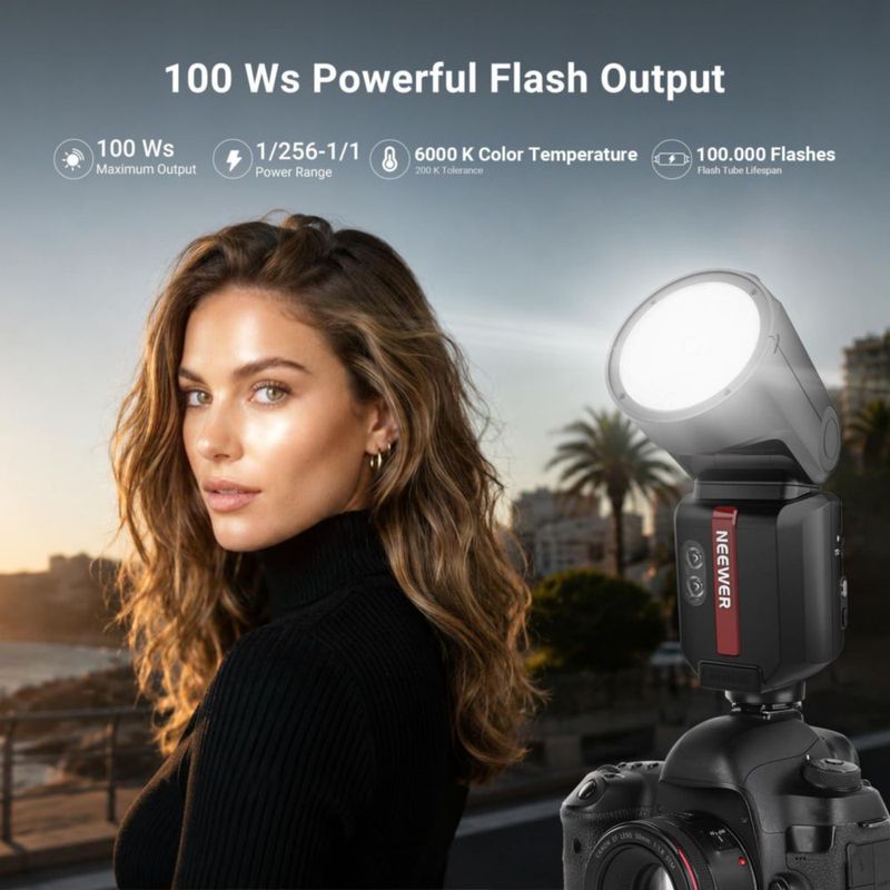 Flash NEEWER Z3R-N 100Ws TTL 1/8000s HSS