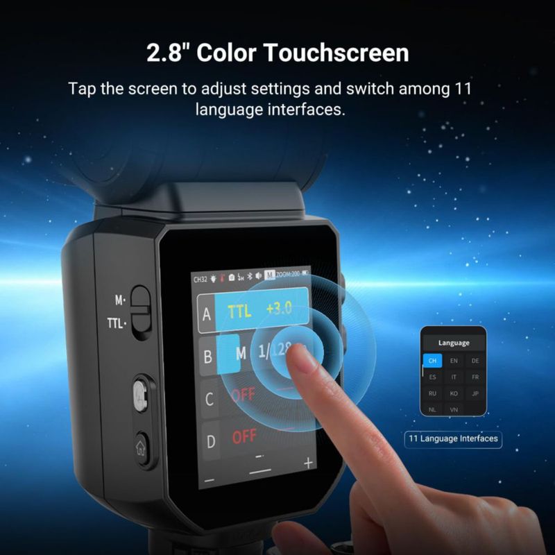 Flash NEEWER Z3R-N 100Ws TTL 1/8000s HSS