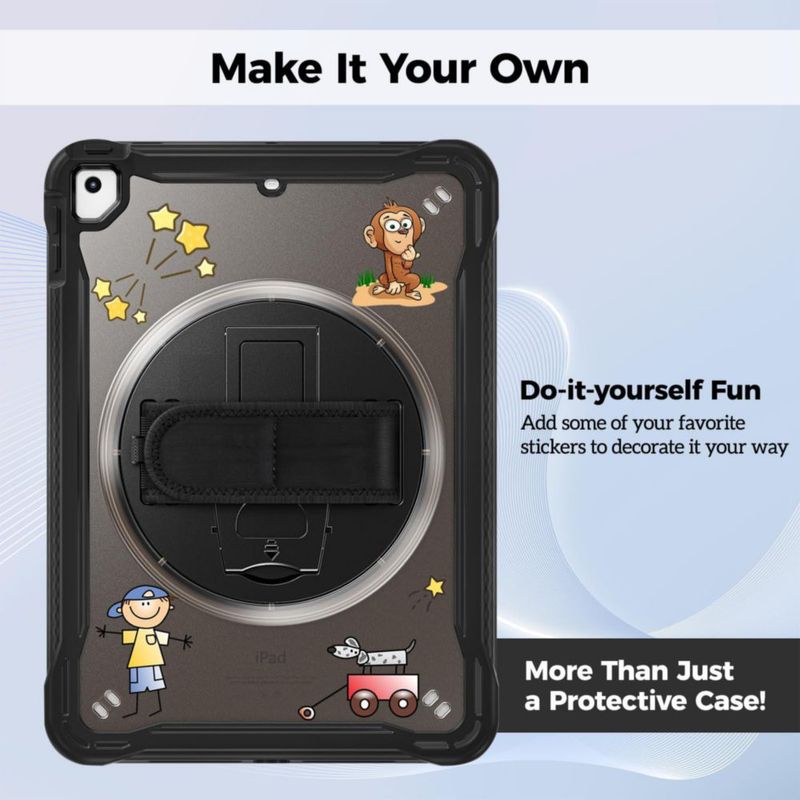 Funda ProCase para iPad 9.7" Resistente con Soporte giratorio 360° y Correa