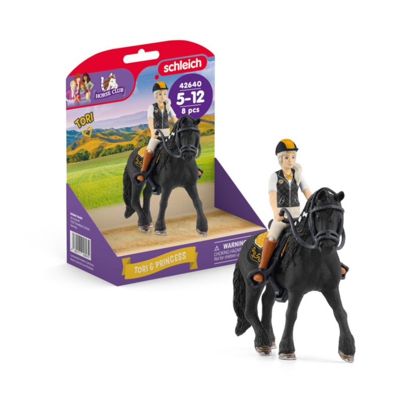 Figura de juguete Schleich Club de Caballos 8 piezas Tori y Princesa