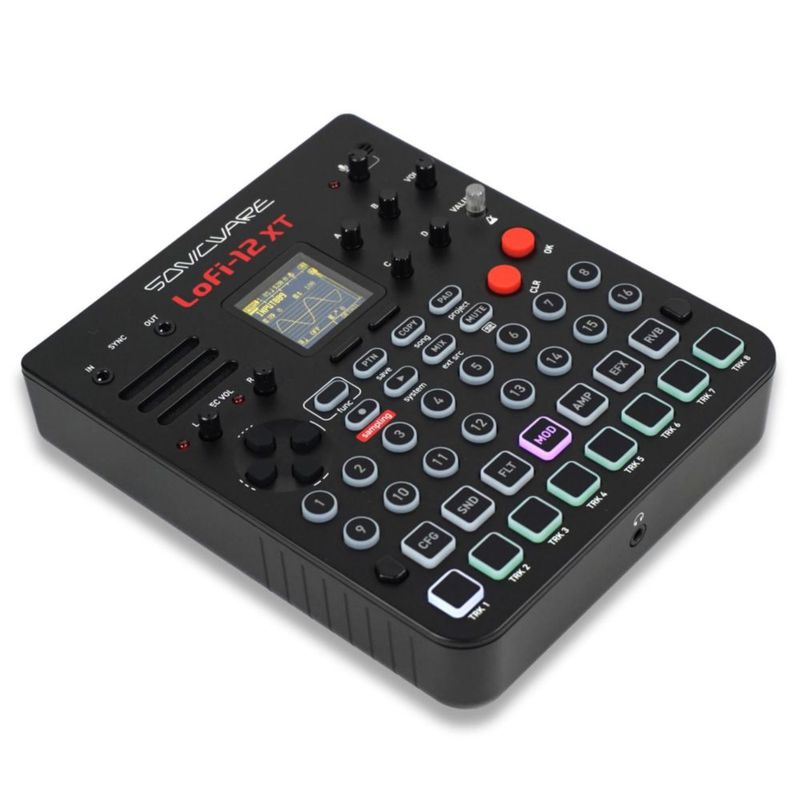 Muestreador SONICWARE Lofi-12 XT 12/24kHz Secuenciador de 8 pistas