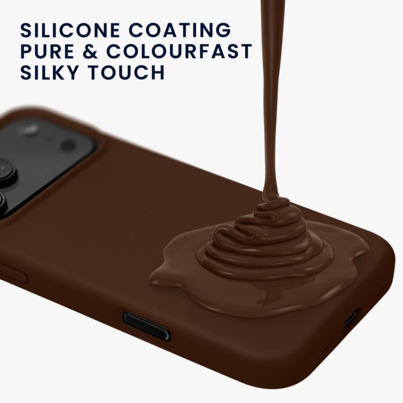 Funda kwmobile para iPhone 18/17 Pro Max – Chocolate
