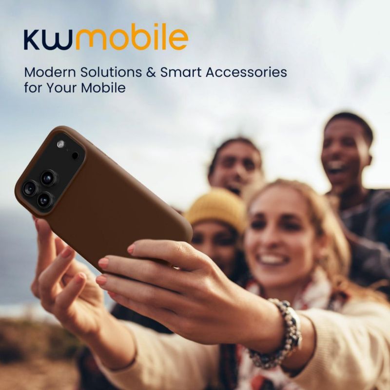 Funda kwmobile para iPhone 18/17 Pro Max – Chocolate
