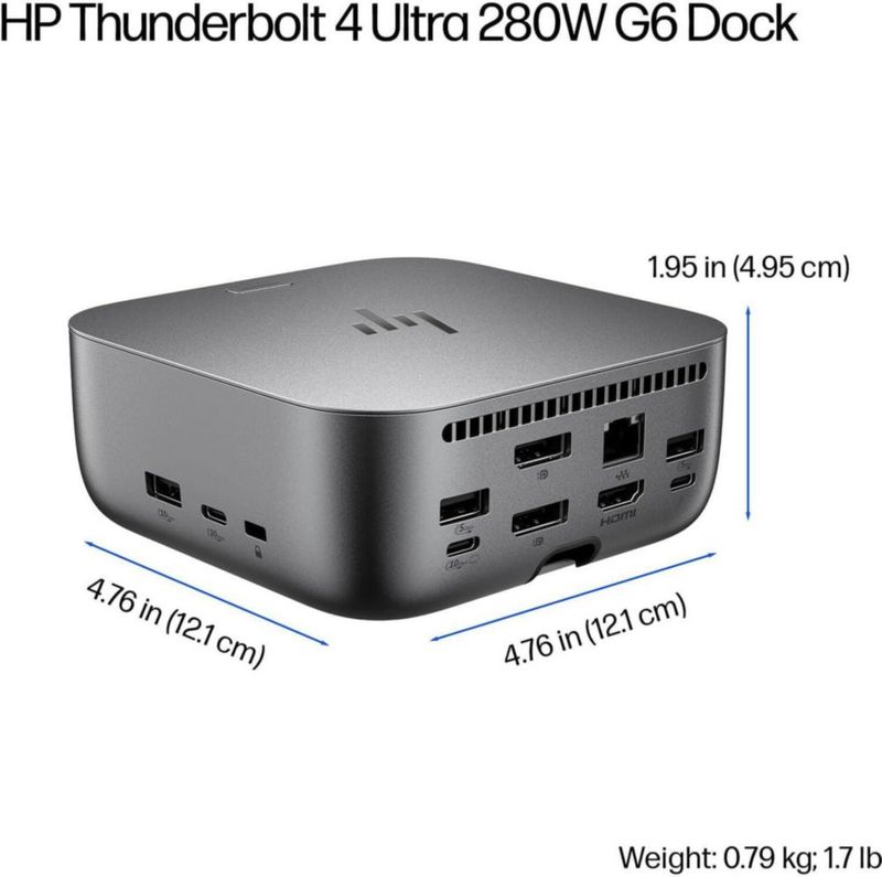 Estación de acoplamiento ist computers Thunderbolt 4 Ultra 280W