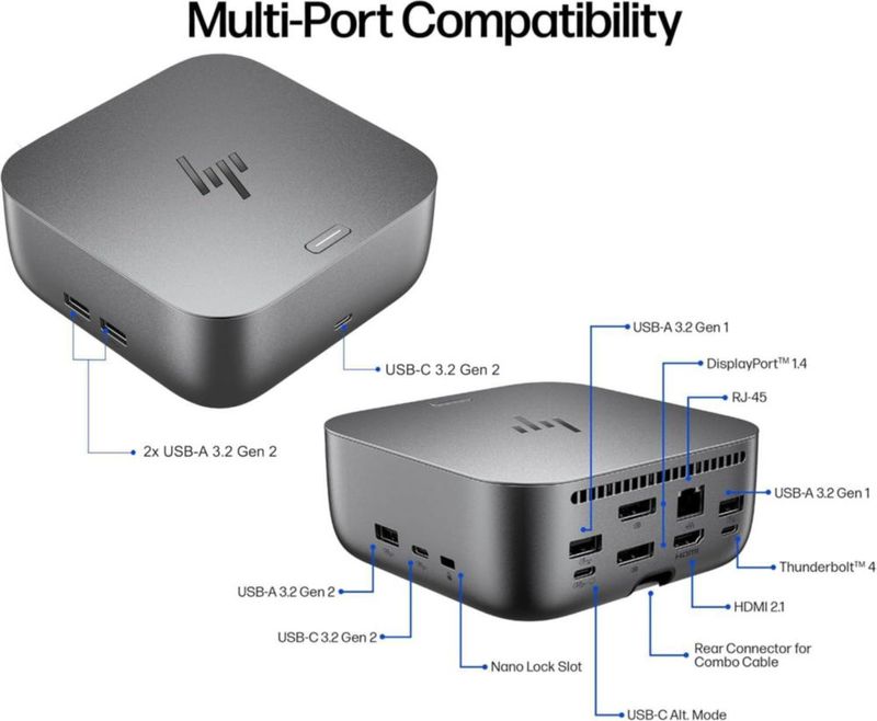 Estación de acoplamiento ist computers Thunderbolt 4 Ultra 280W