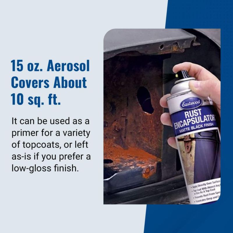 Encapsulante anti-óxido Eastwood 425 g aerosol negro mate