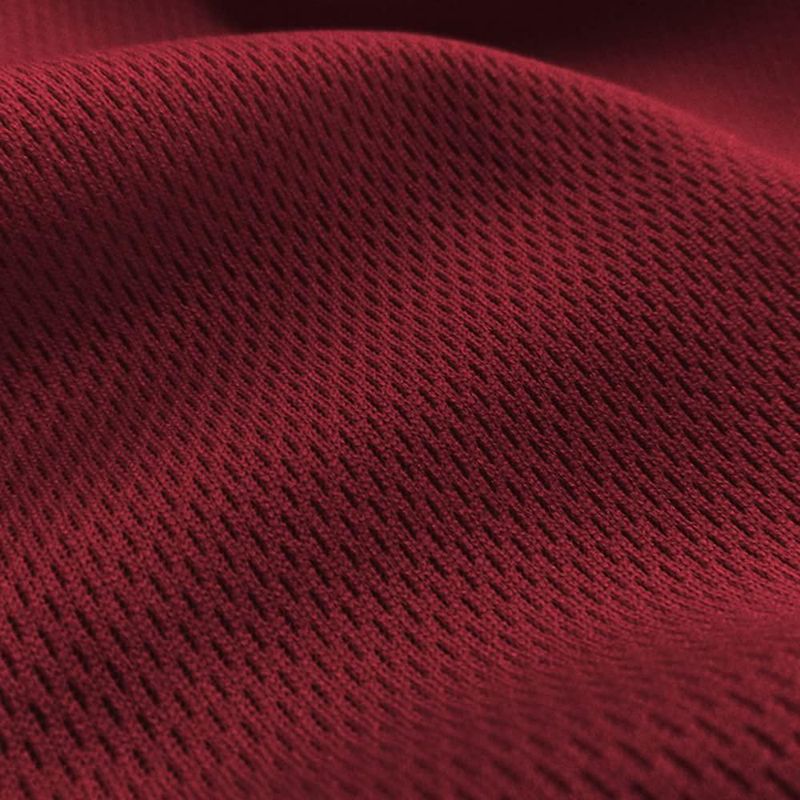 Tela de malla dimple de poliéster color burdeos 60" de ancho 1 yarda