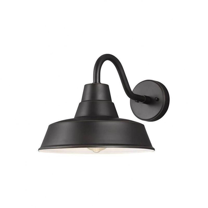 Farol de Pared Generation Lighting 27 cm Negro 1 Lámpara