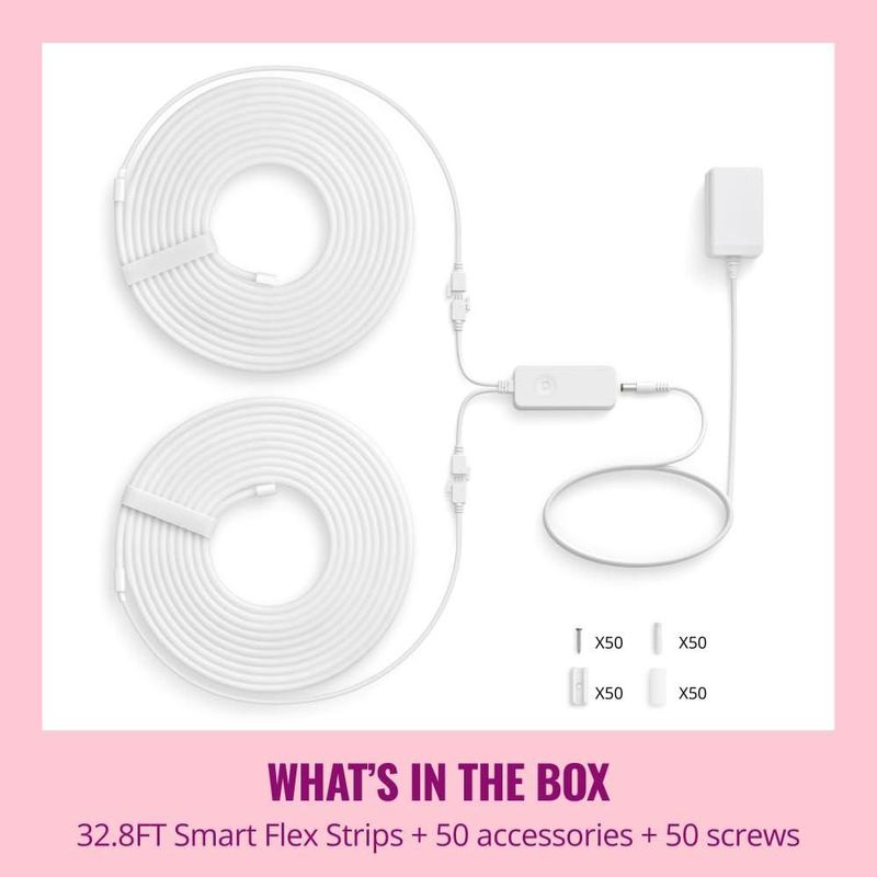Tira de luces WiZ Connected 10 m RGBIC con control Wi‑Fi