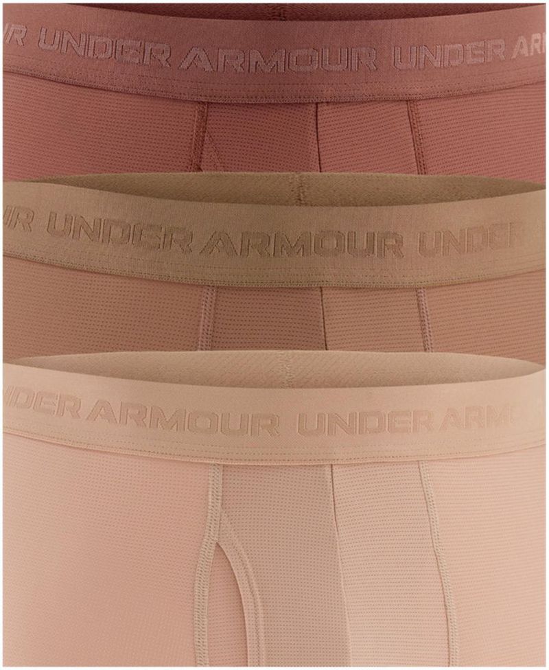 Calzoncillos Under Armour 15 cm Pack de 3 Mocha Vintage
