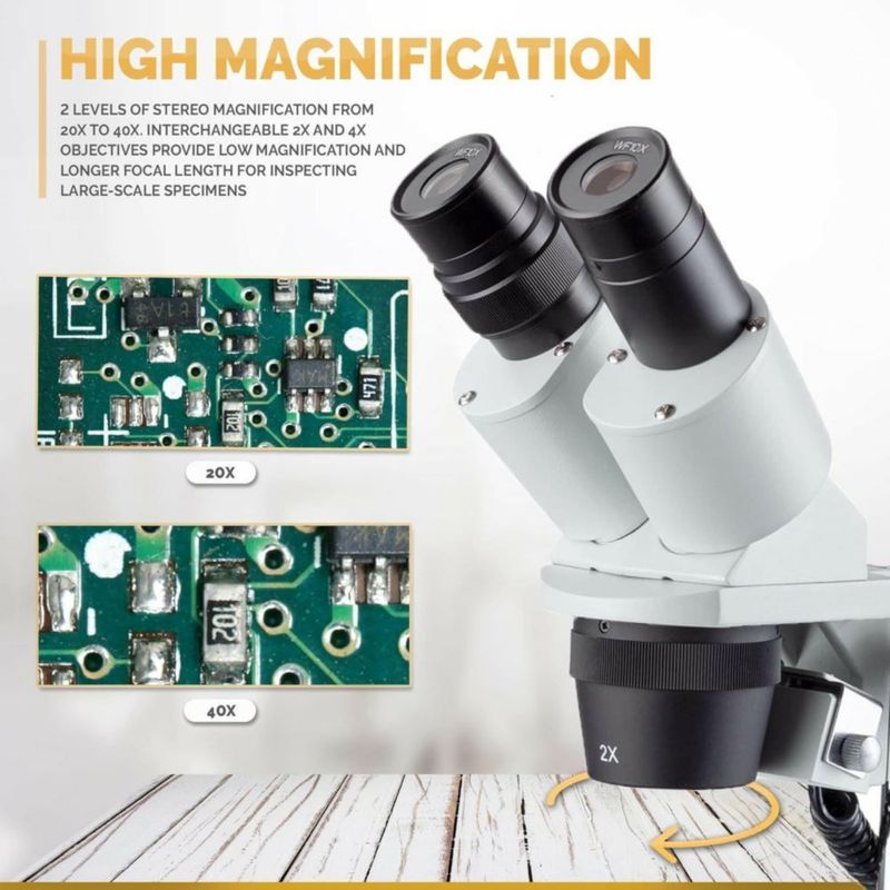 Microscopio AmScope SE306R-PY-LED WF10x
