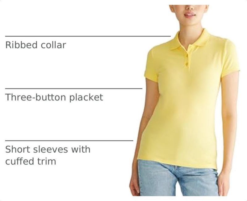 Polo AEROPOSTALE para Mujer de Manga Corta y Corte Entallado