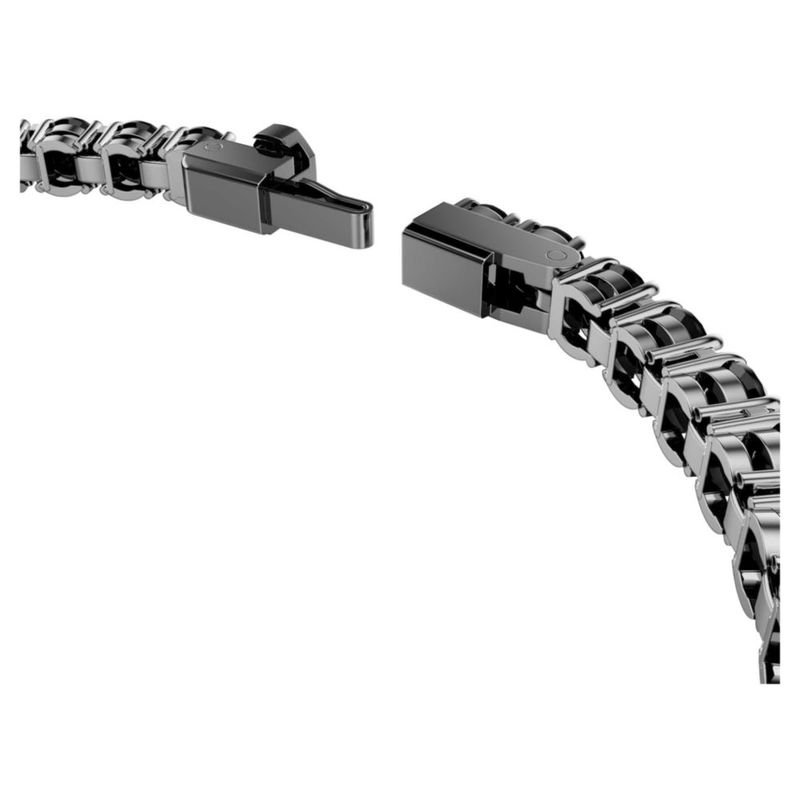 Pulsera Swarovski 17 cm con acabado negro de rutenio