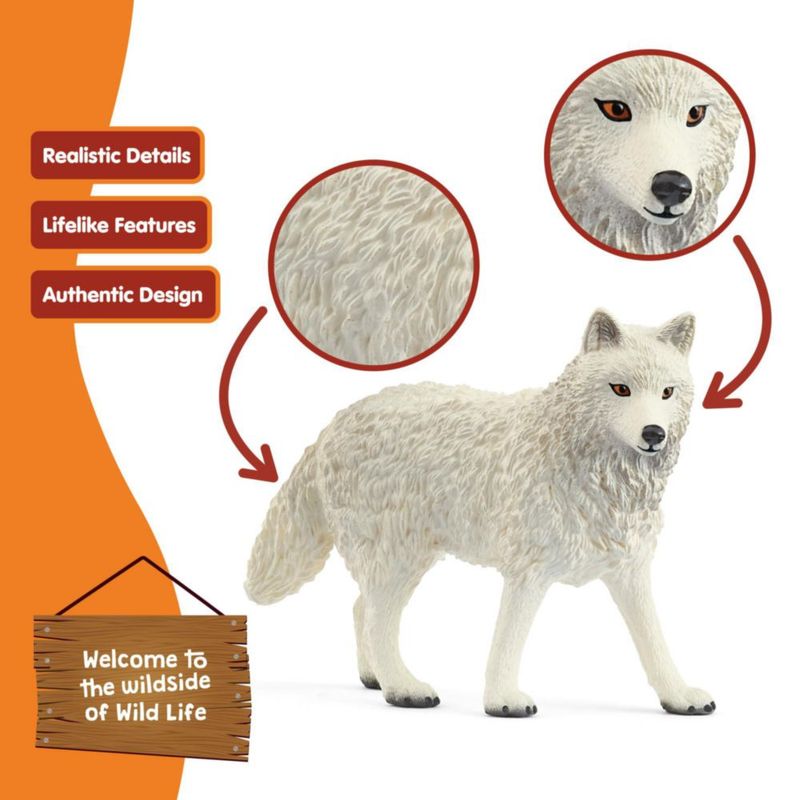 Figurita de juguete Schleich Lobo Ártico 14880