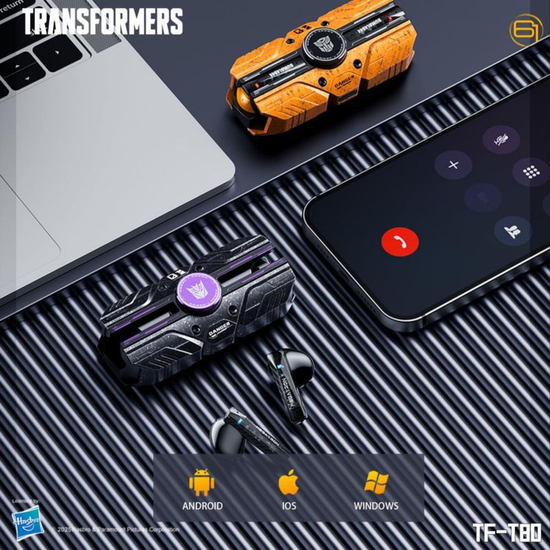 Auriculares inalámbricos Transformers Megatron TF‑T80 Bluetooth