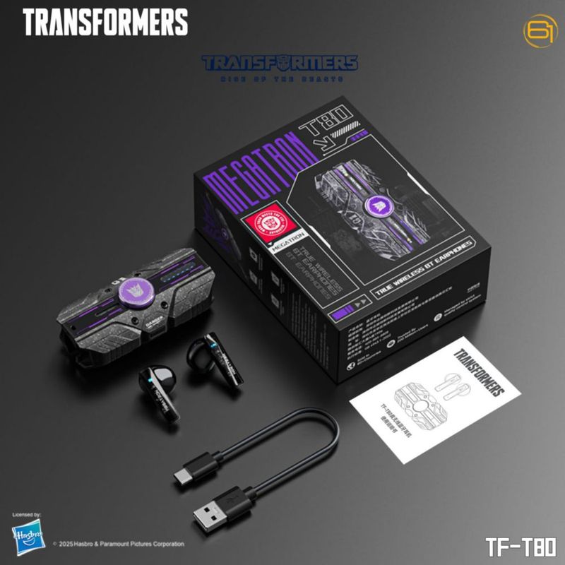 Auriculares inalámbricos Transformers Megatron TF‑T80 Bluetooth