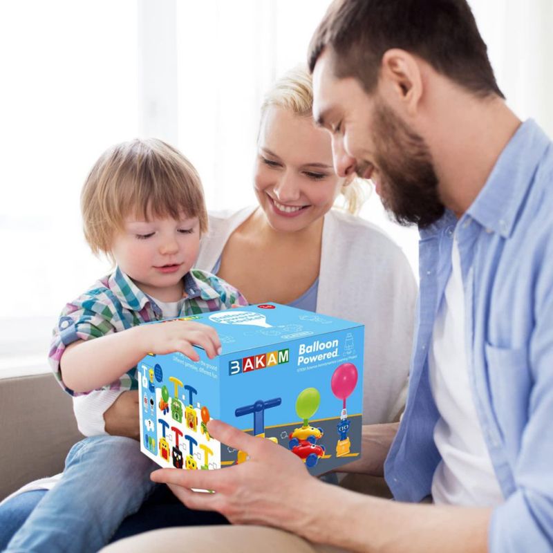Set de juguetes para coche Balloon Launcher BAKAM Power para niños y niños pequeños