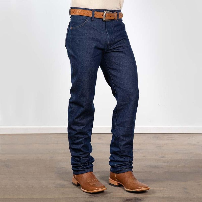 Pantalones vaqueros Wrangler 13MWZ 29W x 34L Indigo rígido